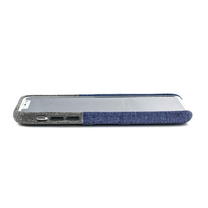 Luxe Wallet Case for iPhone X and XS [Navy/Grey]