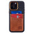 iPhone 15 Pro Max Fabric M2F Card Case [Light Brown]