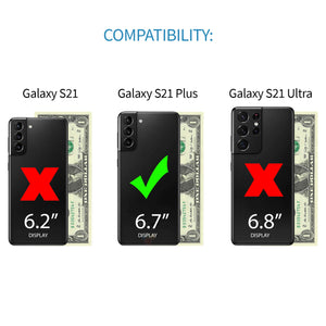 Samsung Galaxy S21 Plus Luxe M2T Wallet Case [Black/Grey]