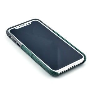 iPhone X/XS Luxe M2 Wallet Case [Green/Grey]