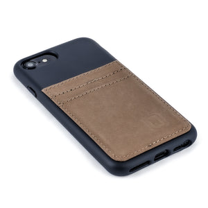 iPhone SE 3, SE 2, 8/7 Bio M2B Wallet Case [Black/Tan]