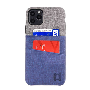 iPhone 11 Pro Max Luxe M2 Wallet Case [Blue/Grey]