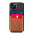 iPhone 15 Fabric M2F Card Case [Light Brown]