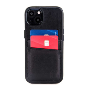 iPhone 13 Genuine Leather M2GL Card Case [Black]