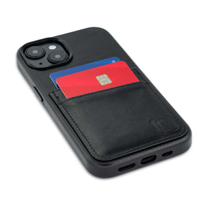iPhone 15 Genuine Leather M2GL Card Case [Black]