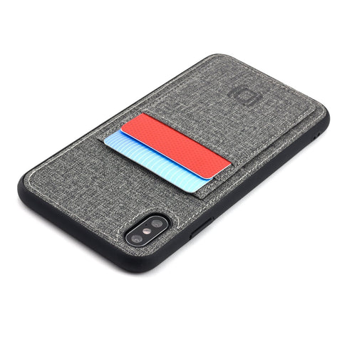 Luxe M2T Wallet Case with 2 Card Slots - iPhone iPhone Case Dockem iPhone 11 Pro Max Grey Luxe 
