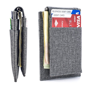 The Latcher and The Rȳd: The Modular Minimalist Wallet(s) Wallets Dockem Latcher & Rȳd (Full Wallet) Grey Luxe Synthetic Leather 