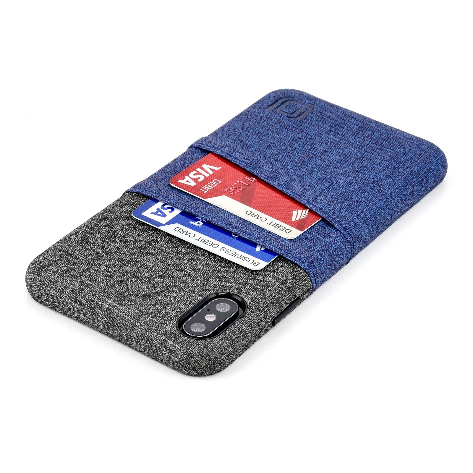iPhone XS Max Luxe M2 Wallet Case [Blue/Grey]
