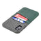 iPhone XR Luxe M2 Wallet Case [Green/Grey]