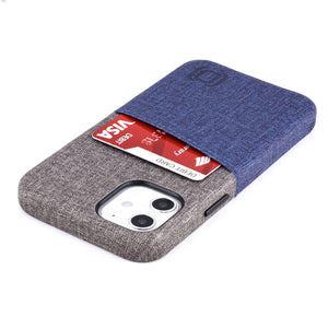 iPhone 12 Mini Luxe M2 Wallet Case [Blue/Grey]