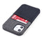 iPhone 12 Mini Luxe M2 Wallet Case [Black/Grey]