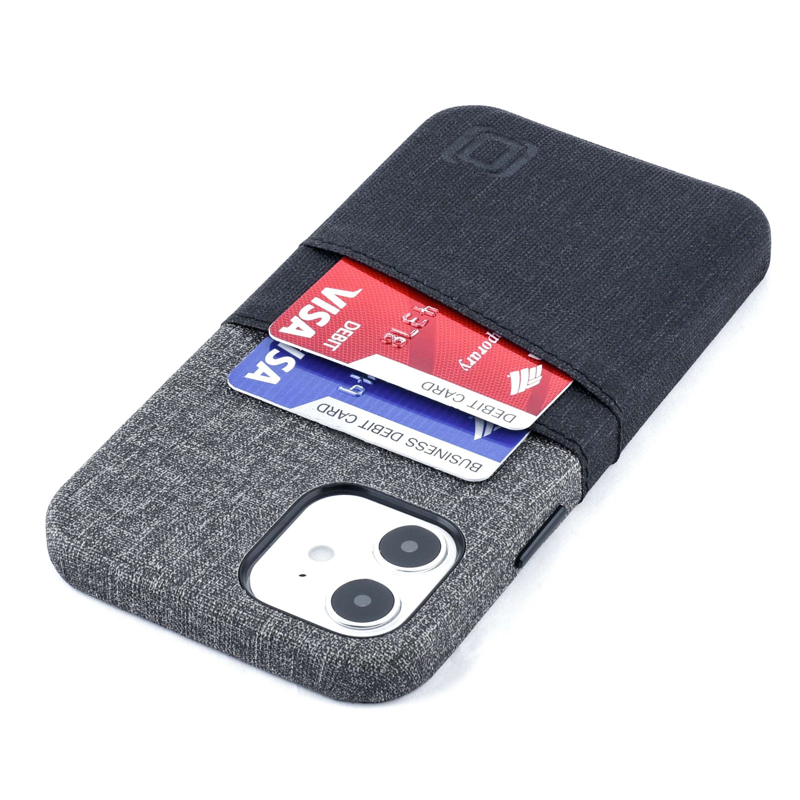 iPhone 12/12 Pro Luxe M2 Wallet Case [Black/Grey]