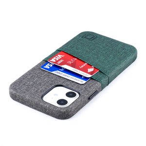 iPhone 12/12 Pro Luxe M2 Wallet Case [Green/Grey]