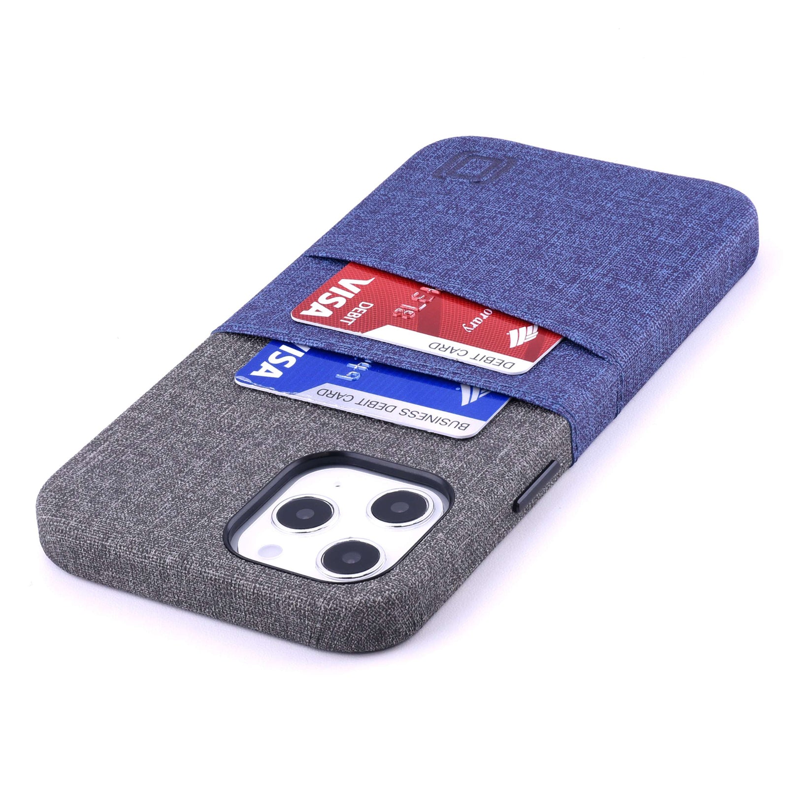 iPhone 12 Pro Max Luxe M2 Wallet Case [Blue/Grey]