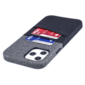 iPhone 12 Pro Max Luxe M2 Wallet Case [Black/Grey]