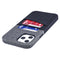 iPhone 12 Pro Max Luxe M2 Wallet Case [Black/Grey]