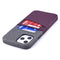 iPhone 12 Pro Max Luxe M2 Wallet Case [Maroon/Grey]
