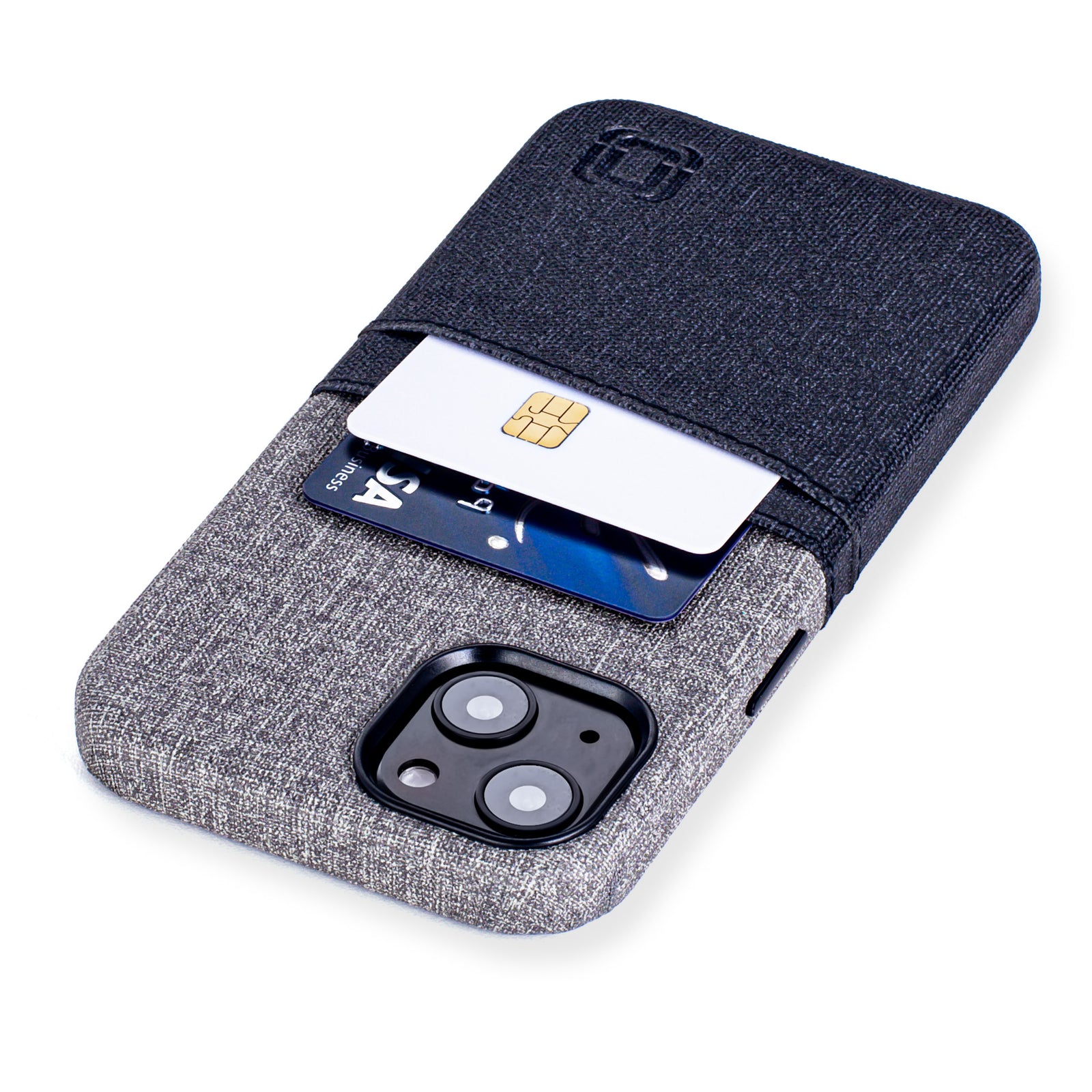 iPhone 13 Luxe M2 Wallet Case [Black/Grey]