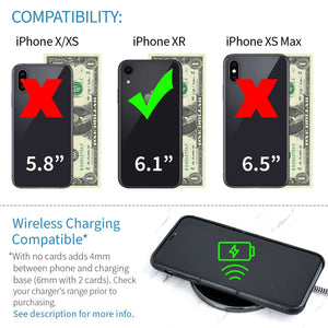 iPhone XR Exec M2 Wallet Case [Black]