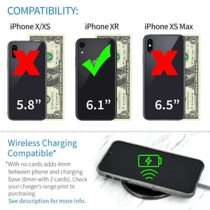 iPhone XR Exec M2 Wallet Case [Grey]