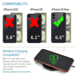 iPhone XS Max Exec M2 Wallet Case [Brown]