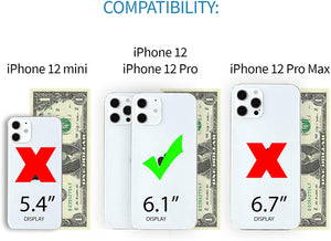 iPhone 12/12 Pro Luxe M2 Wallet Case [Maroon/Grey]