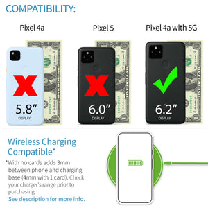 Pixel 4a 5G Luxe M2T Wallet Case [Black/Grey]