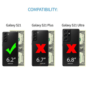 Samsung Galaxy S21 Luxe M2T Wallet Case [Black/Grey]