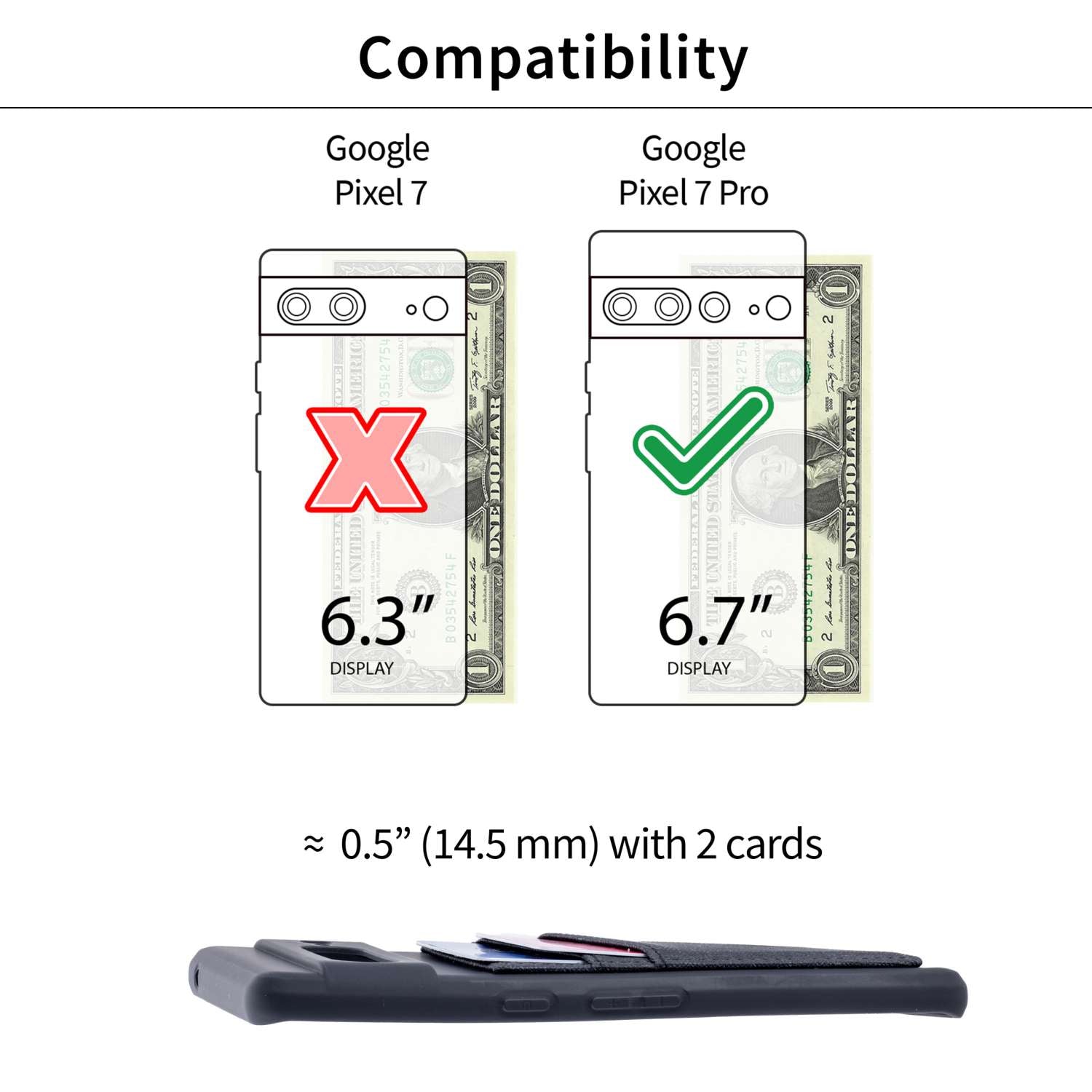 Pixel 7 Pro Luxe N2T Card Case [Black]