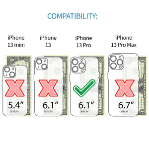 iPhone 13 Pro Exec M2 Wallet Case [Black]