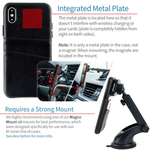 iPhone X/XS Exec M2 Wallet Case [Black]