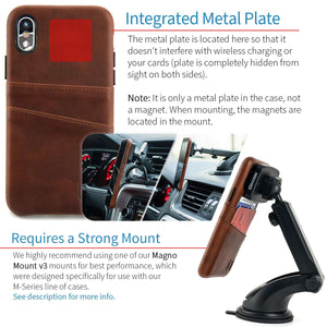 iPhone X/XS Exec M2 Wallet Case [Brown]