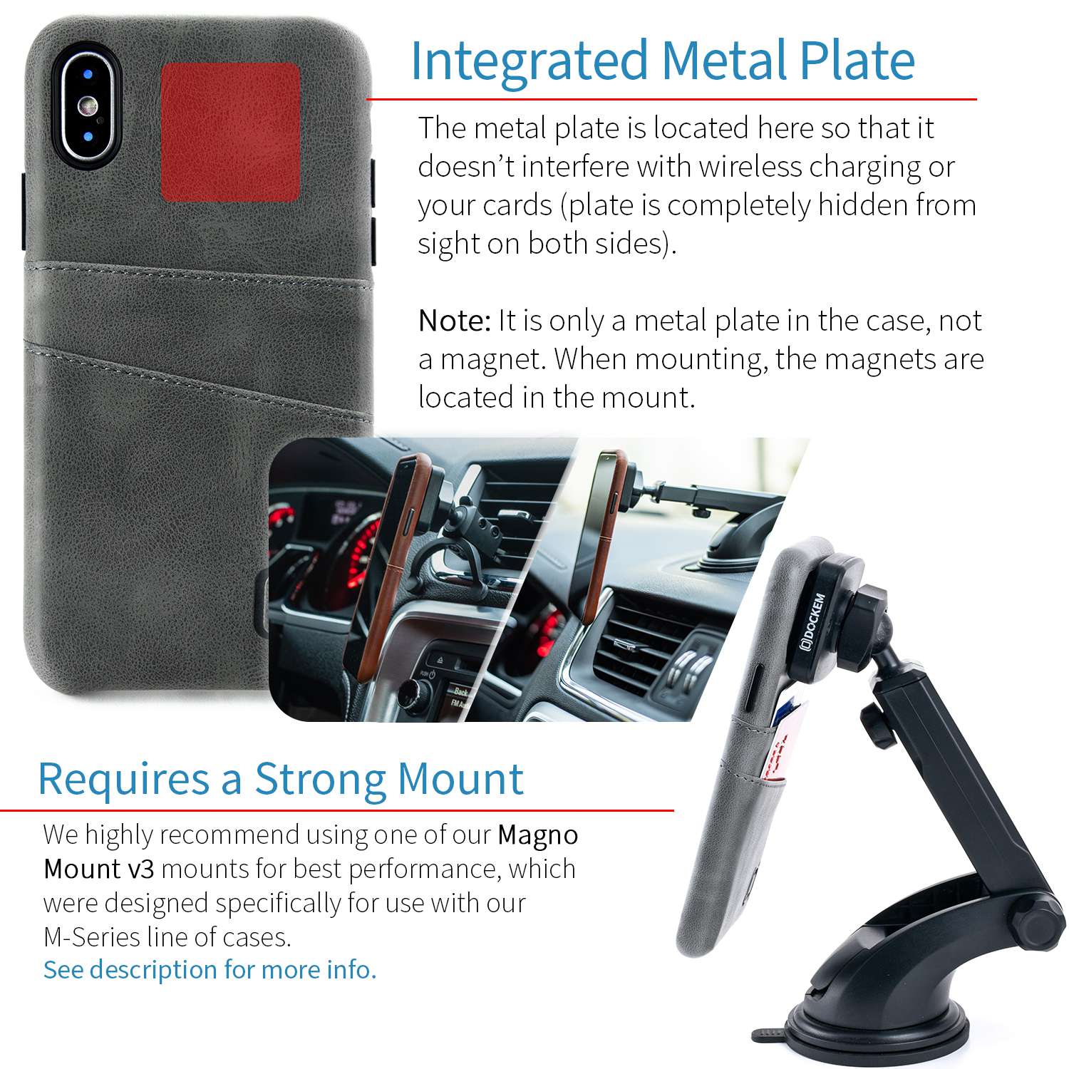 iPhone X/XS Exec M2 Wallet Case [Grey]