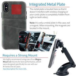 iPhone X/XS Exec M2 Wallet Case [Grey]