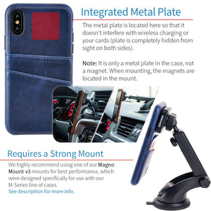 iPhone X/XS Exec M2 Wallet Case [Navy]