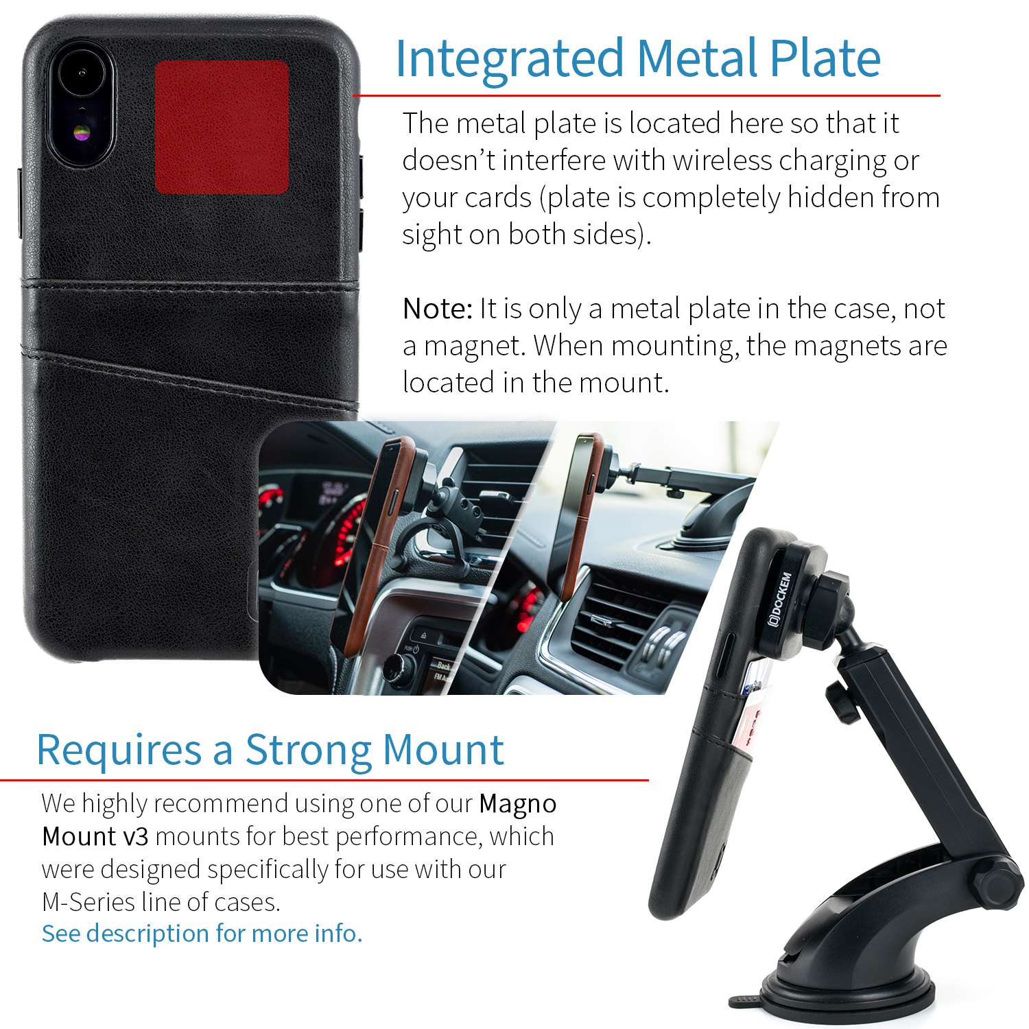 iPhone XR Exec M2 Wallet Case [Black]
