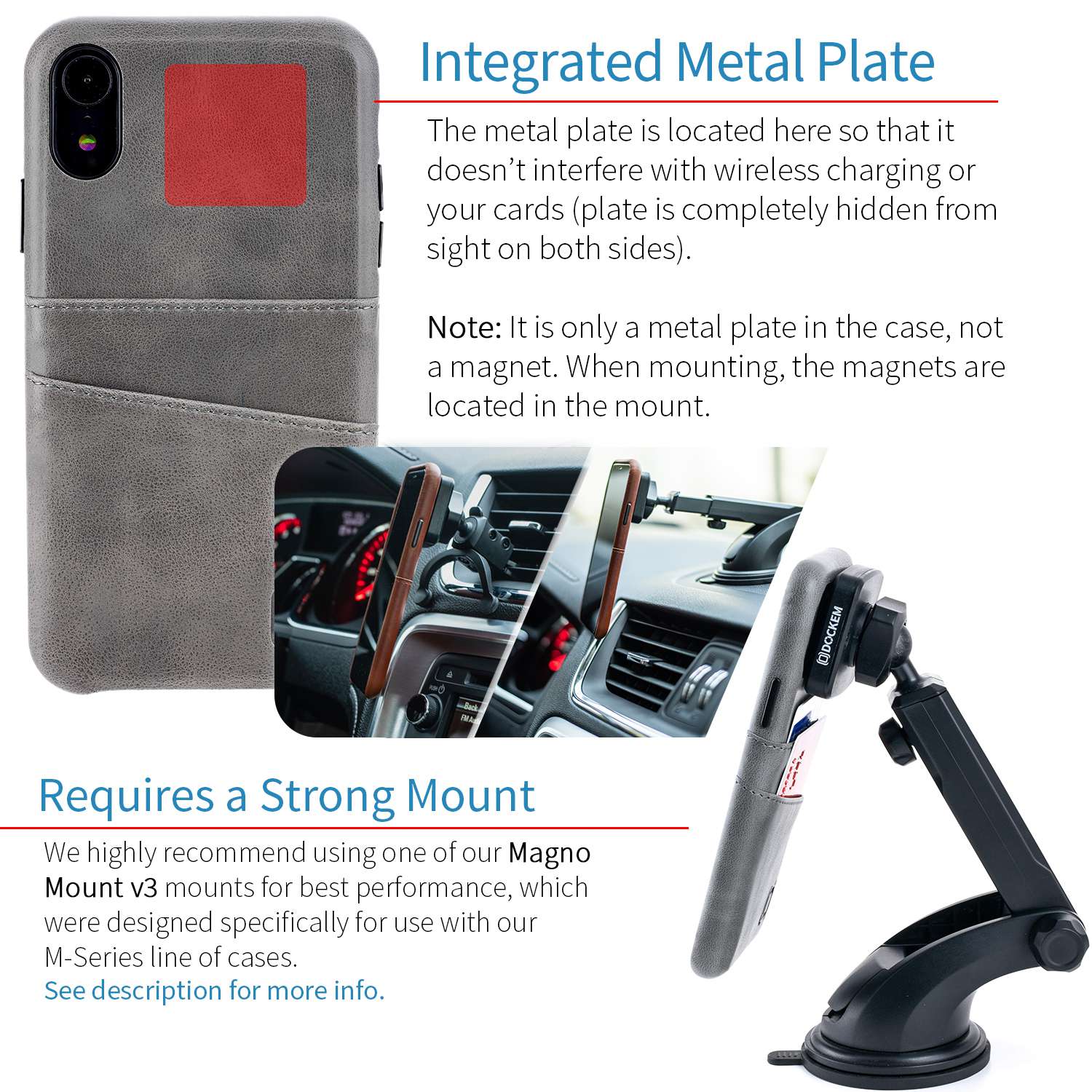 iPhone XR Exec M2 Wallet Case [Grey]