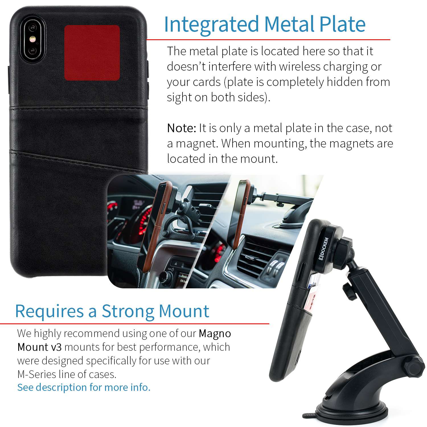 iPhone XS Max Exec M2 Wallet Case [Black]