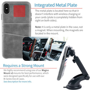 iPhone XS Max Exec M2 Wallet Case [Grey]