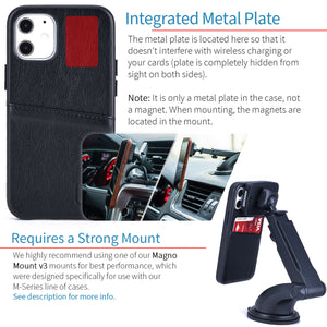 iPhone 12 Mini Exec M2 Wallet Case [Black]