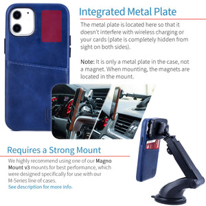 iPhone 12 Mini Exec M2 Wallet Case [Navy]