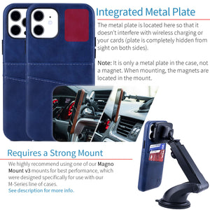 iPhone 12/12 Pro Exec M2 Wallet Case [Navy]
