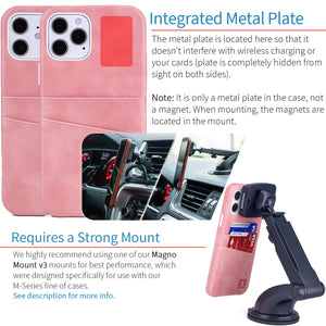 iPhone 12/12 Pro Exec M2 Wallet Case [Pink]