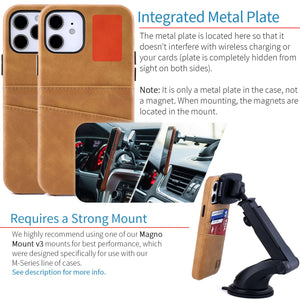 iPhone 12/12 Pro Exec M2 Wallet Case [Khaki]