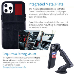 iPhone 12 Pro Max Exec M2 Wallet Case [Black]