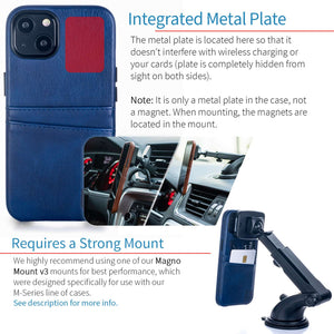 iPhone 13 Exec M2 Wallet Case [Navy]