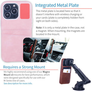 iPhone 13 Pro Exec M2 Wallet Case [Pink]