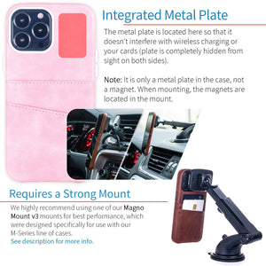 iPhone 13 Pro Max Exec M2 Wallet Case [Pink]