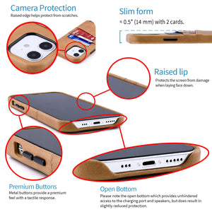 iPhone 12/12 Pro Exec M2 Wallet Case [Khaki]