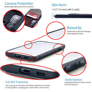 Samsung Galaxy S21 Luxe M2T Wallet Case [Black/Grey]